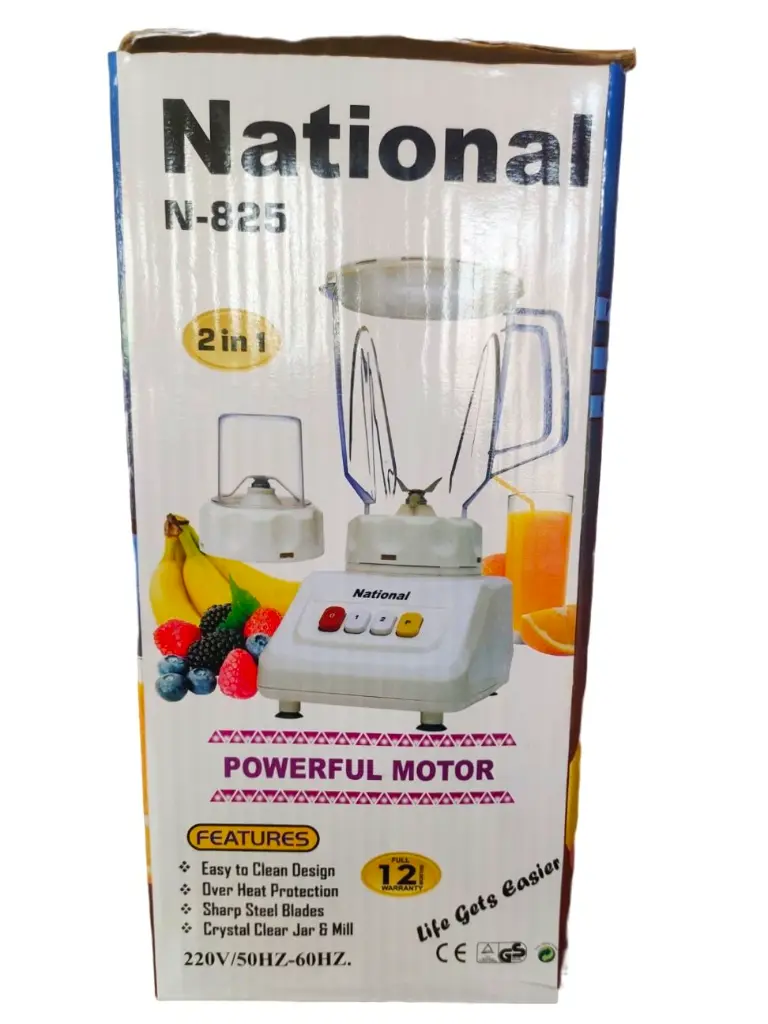National Juicer Blender Grinder 2 in 1