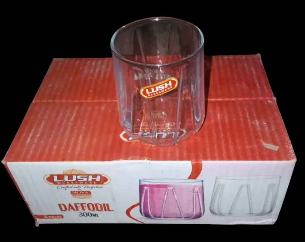 6 pcs Water Glass /Lush /DaffodIl 300 ml