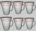 New Designing Ceramic Coffee  Mug 6 pcs set 350 ml