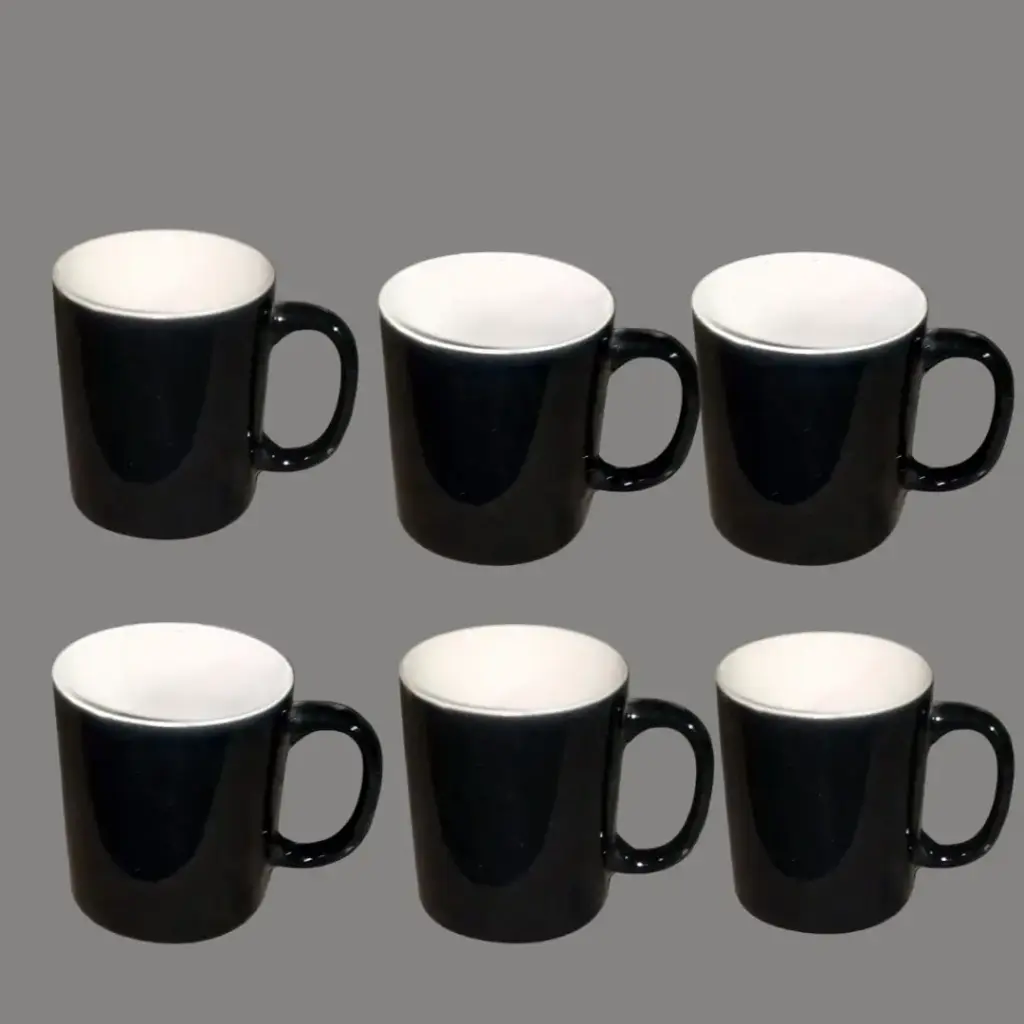 Ceramic cups 6 pcs set 300ml