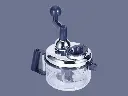 Hand Mixer Food Chopper, Manual Food Processor,  Mixer Blender, Rotary Onion Chopper for Garlic, Salad, Salsa, Nuts