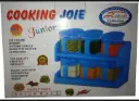 6 Partitions Spices Storage Jars Rack with Spoons Random Colors