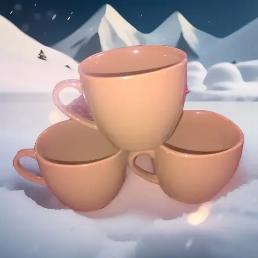 Ceramic Tea Cups set 6 pcs 300 ml