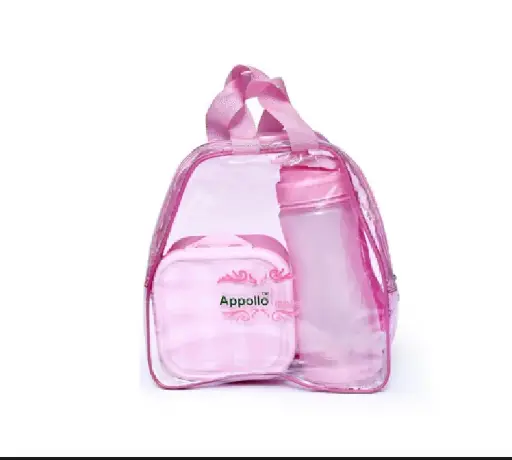 Appollo Buddy Pack 3 in 1 set (Bottle and School Lunch Box) With Handle Bag