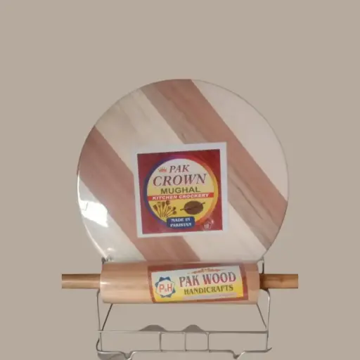 Buy Chakla Belan Wood with  Stainless steel Stand